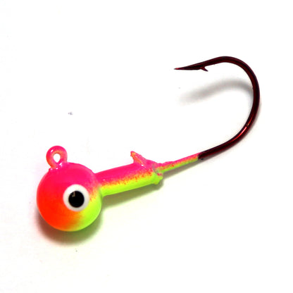 Round Head Jigs - Three Tone